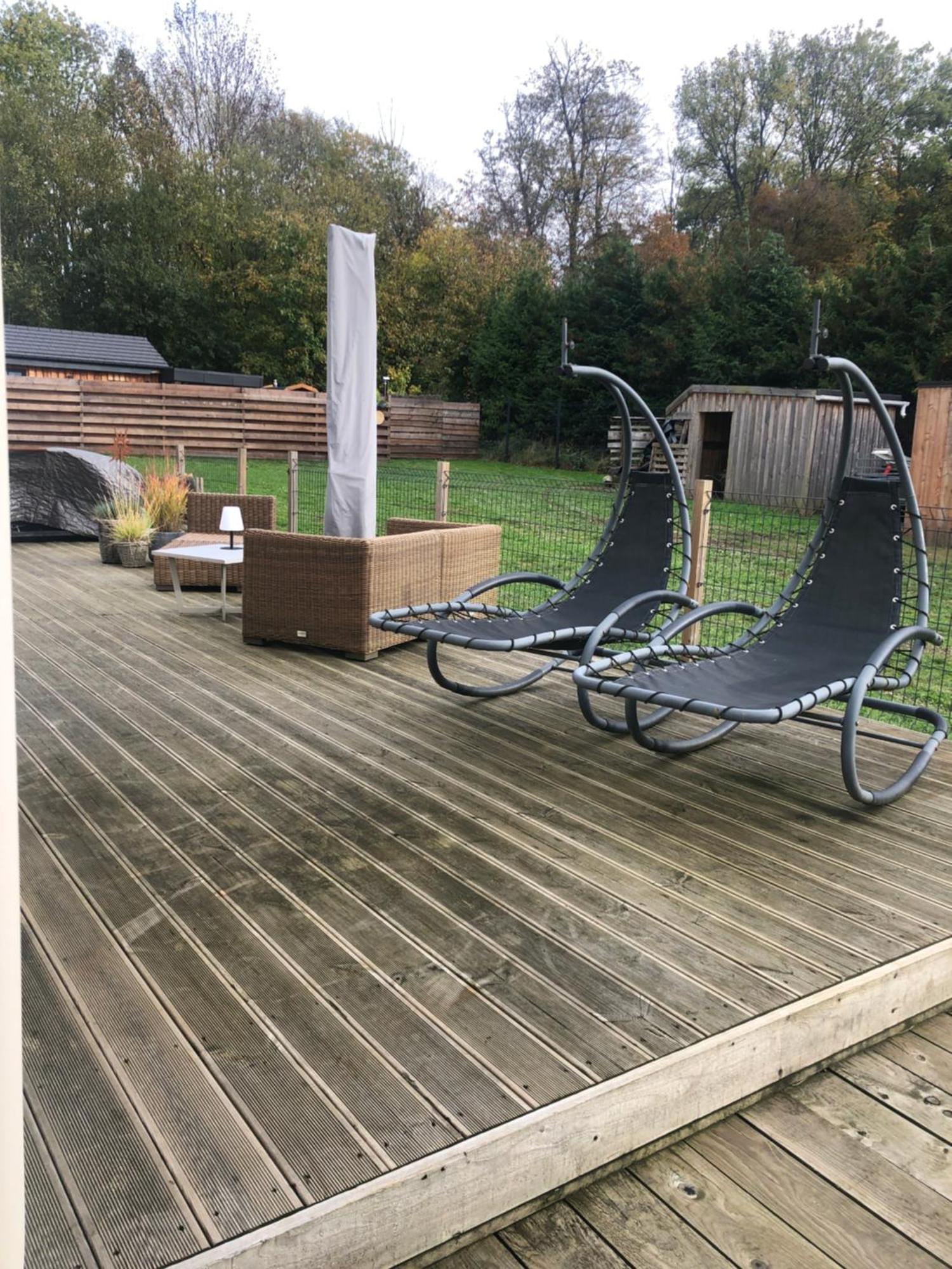 A l'orée du bois maison de vacances Spa Esterno foto